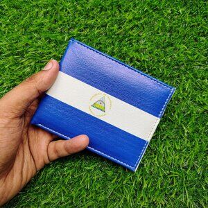 Printed Bifold Leather Wallet for Men with Gift Box